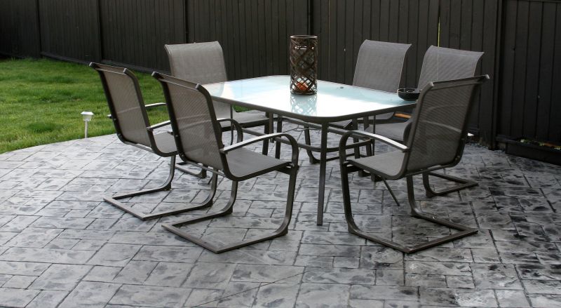 Concrete Patio Stamping